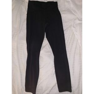 Lululemon “Train Times” Leggings, Size 4, Black